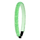 5 Pack Rhinestone Headbands in Reusable Pouch