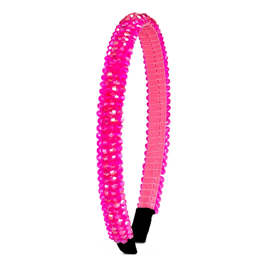 5 Pack Rhinestone Headbands in Reusable Pouch