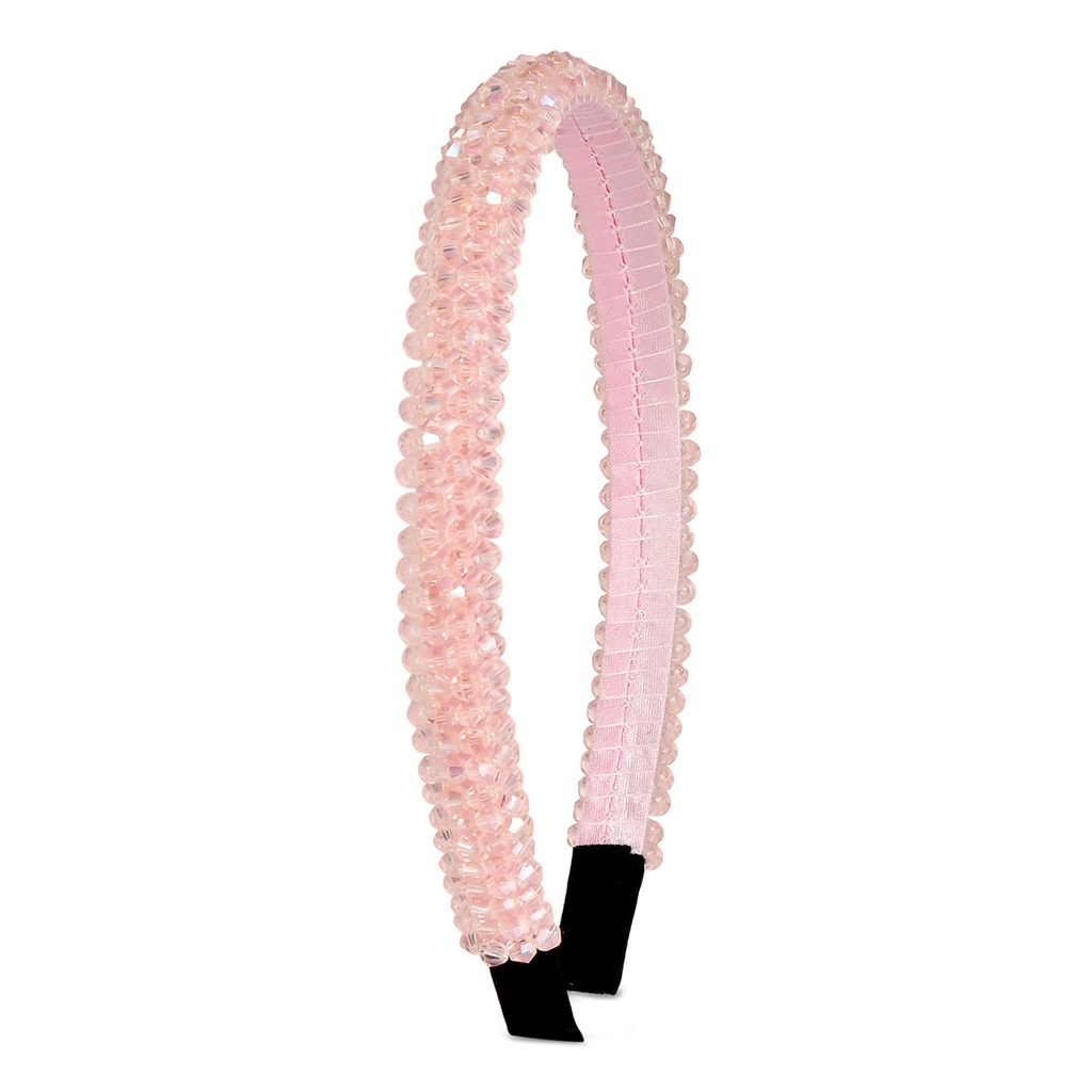5 Pack Rhinestone Headbands in Reusable Pouch