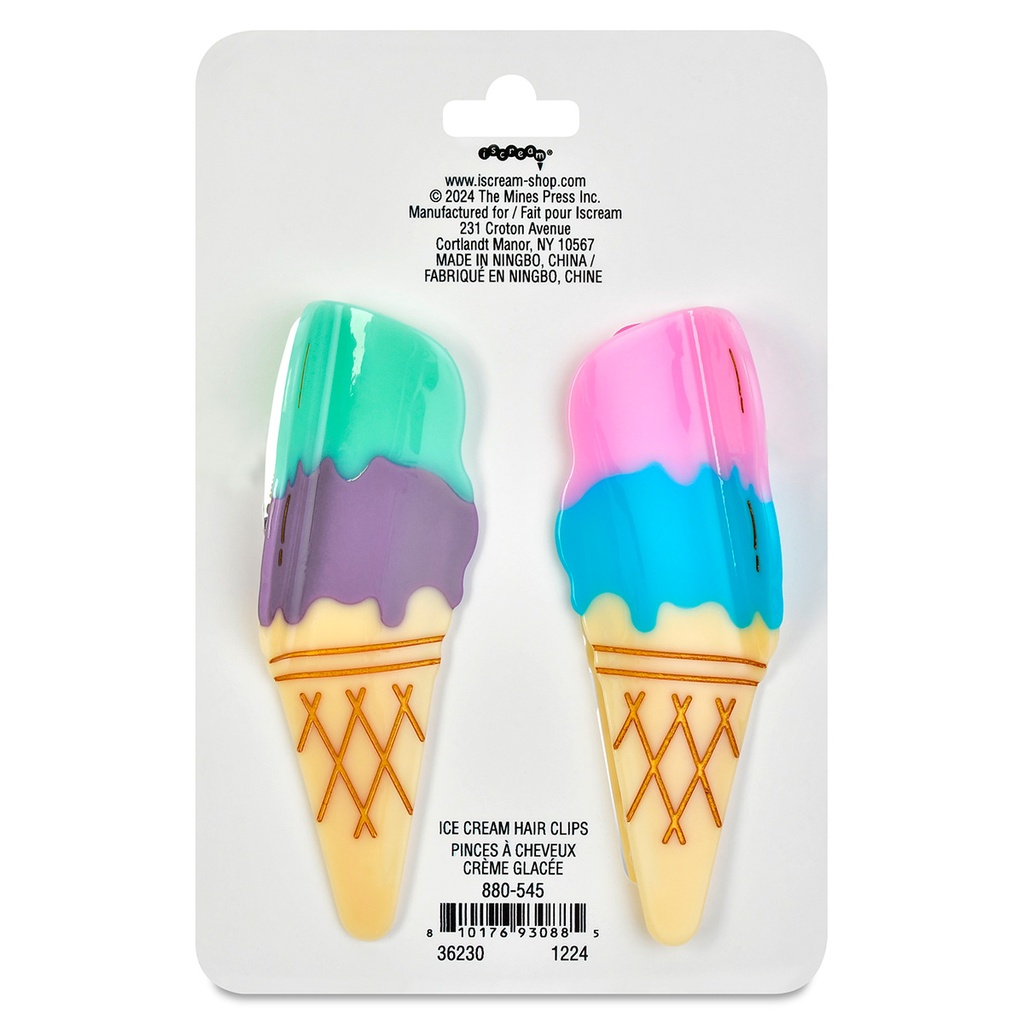 Ice Cream Hair Clips
