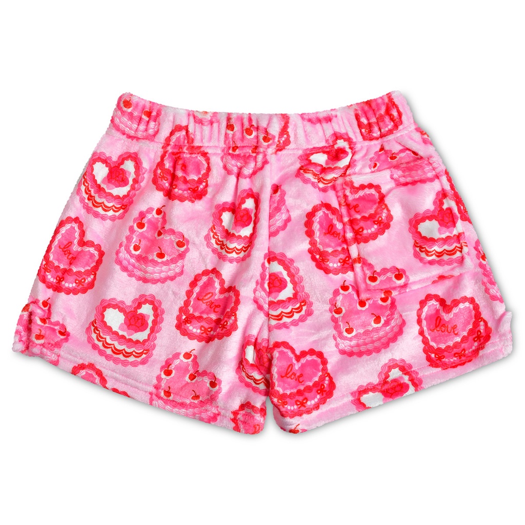 Heart Cakes Plush Shorts