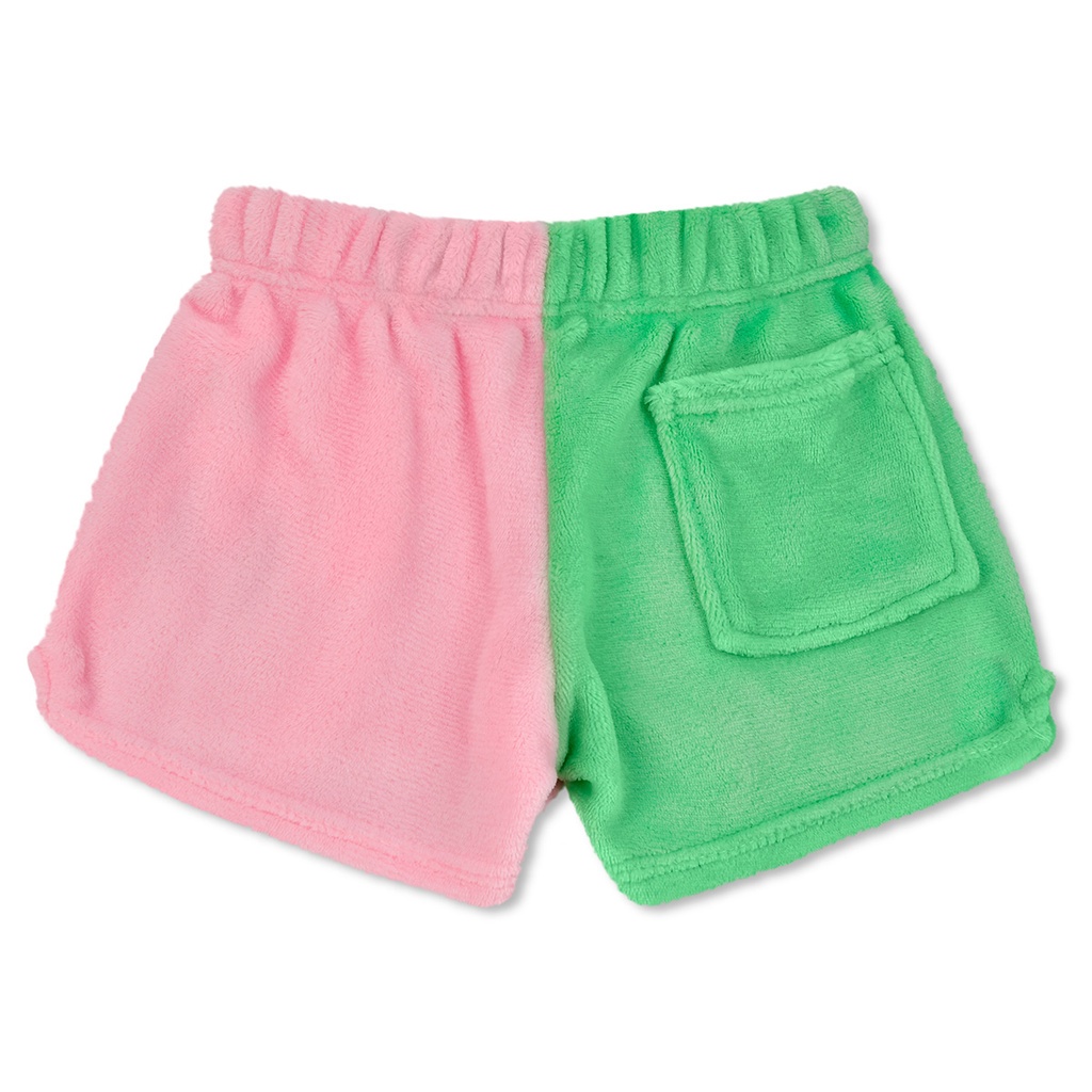 Strawberry Color Block Shorts