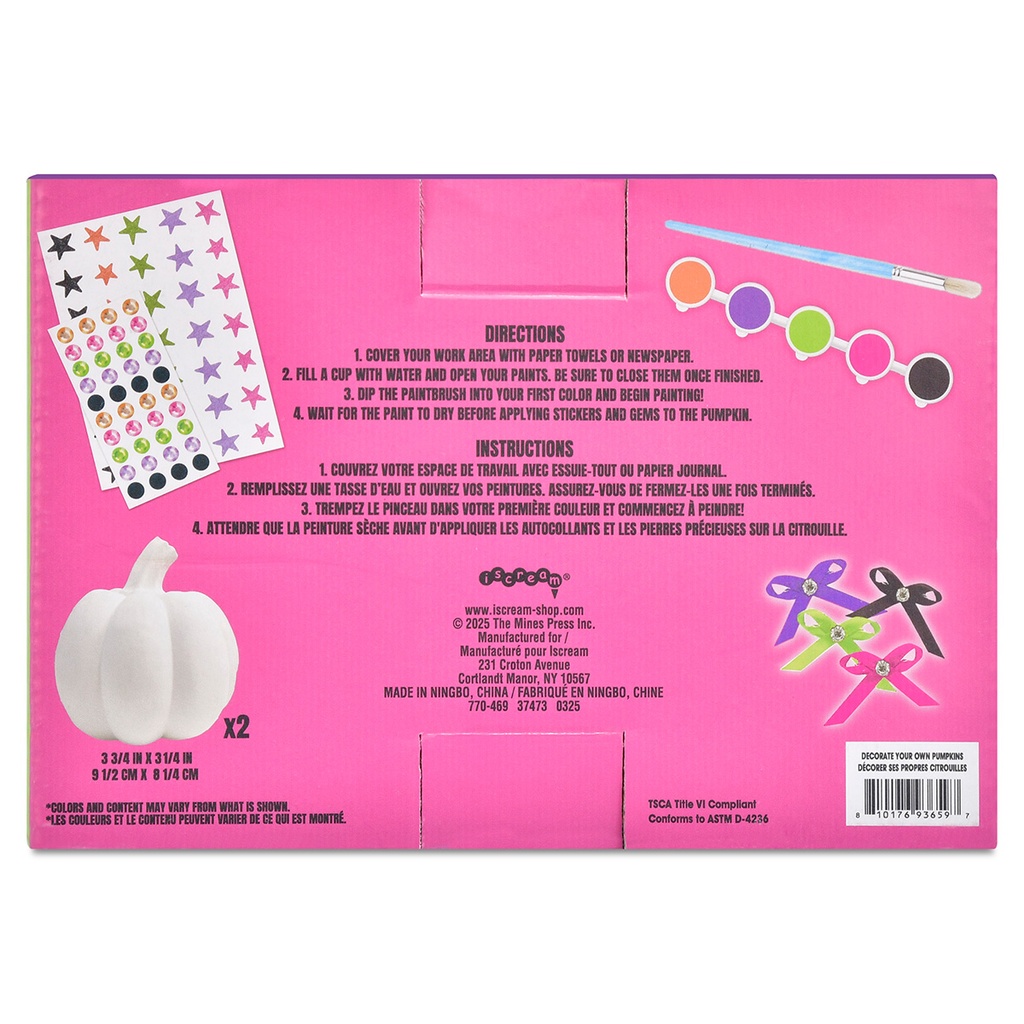 Decorate Your Own Pumpkin Kit