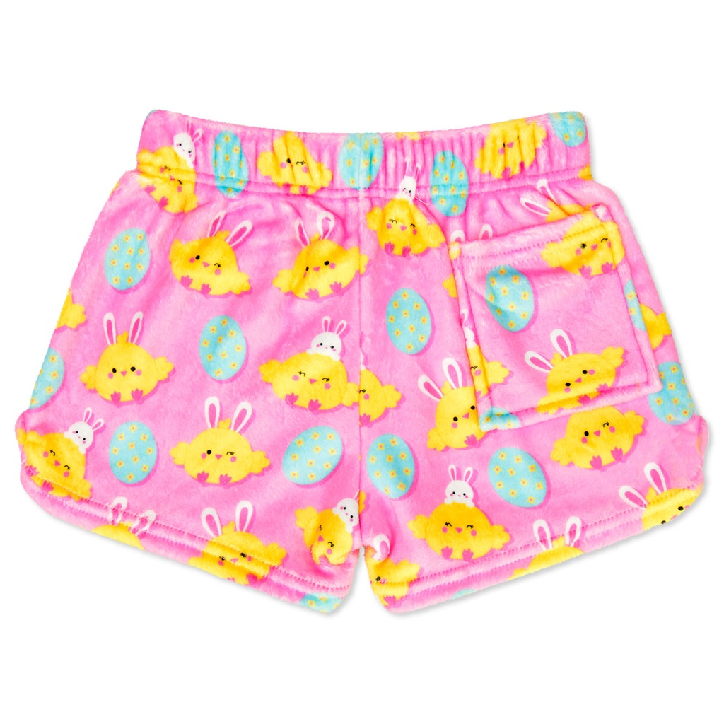 Hoppy Chicks Plush Shorts