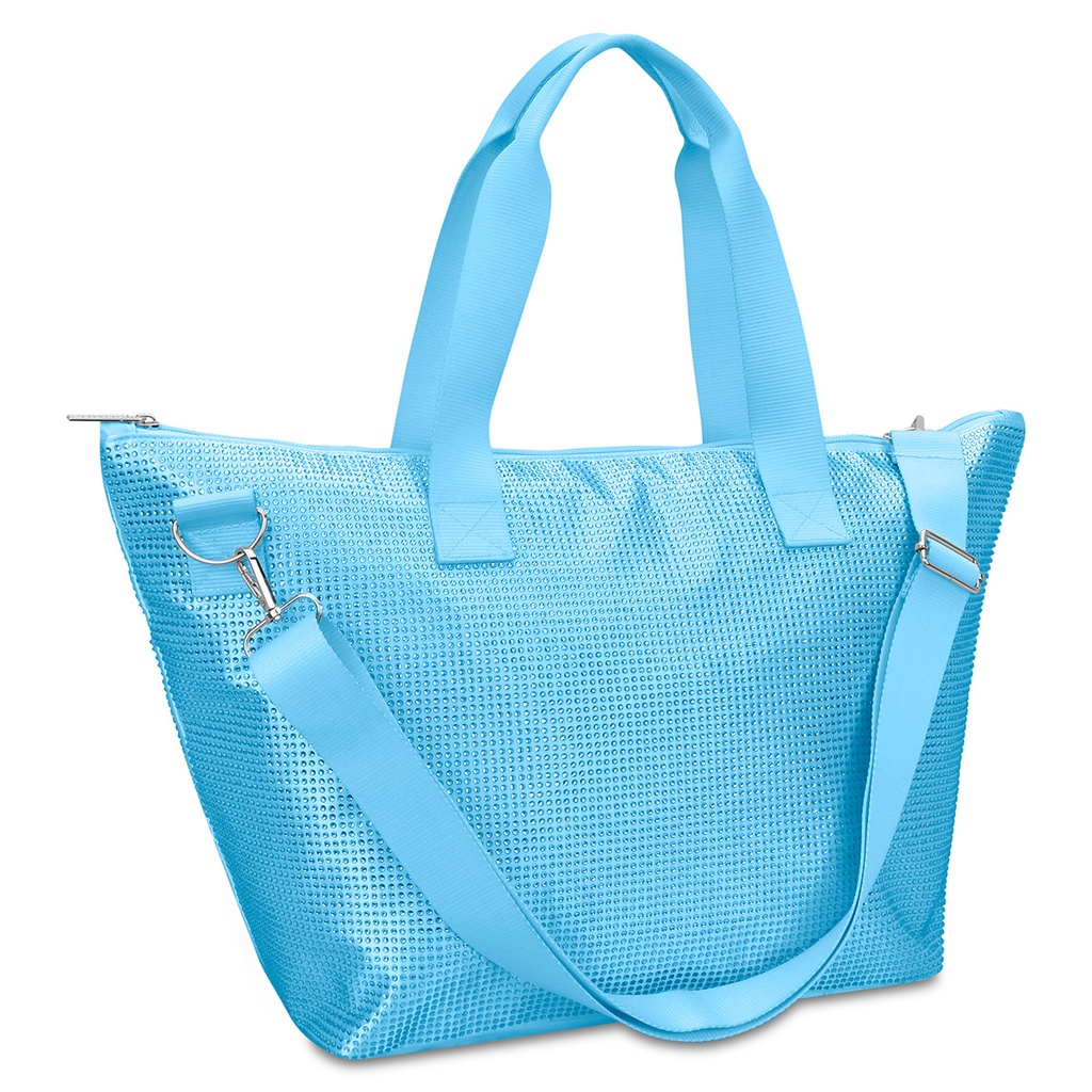 Blue Rhinestone Overnight Bag - Thumbnail 3