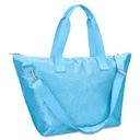 Blue Rhinestone Overnight Bag