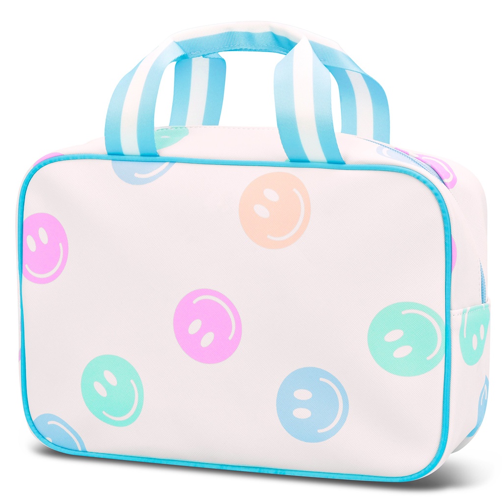 Made You Smile Large Cosmetic Bag