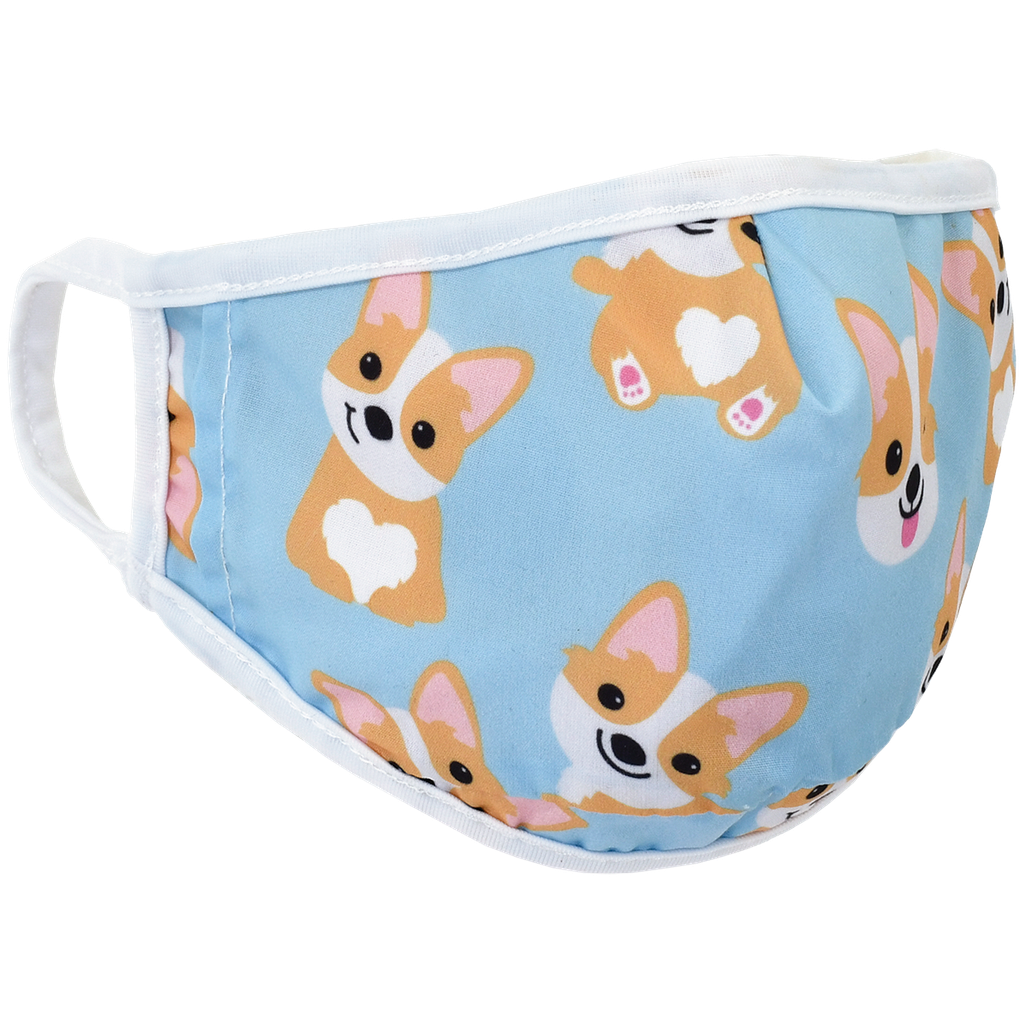 Corgi Reversible Face Mask