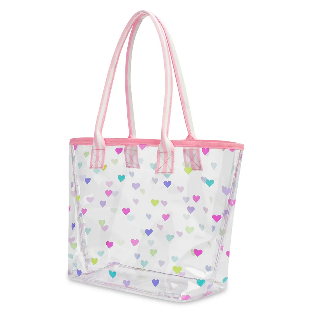 Heart Confetti Clear Tote Bag - Thumbnail 5