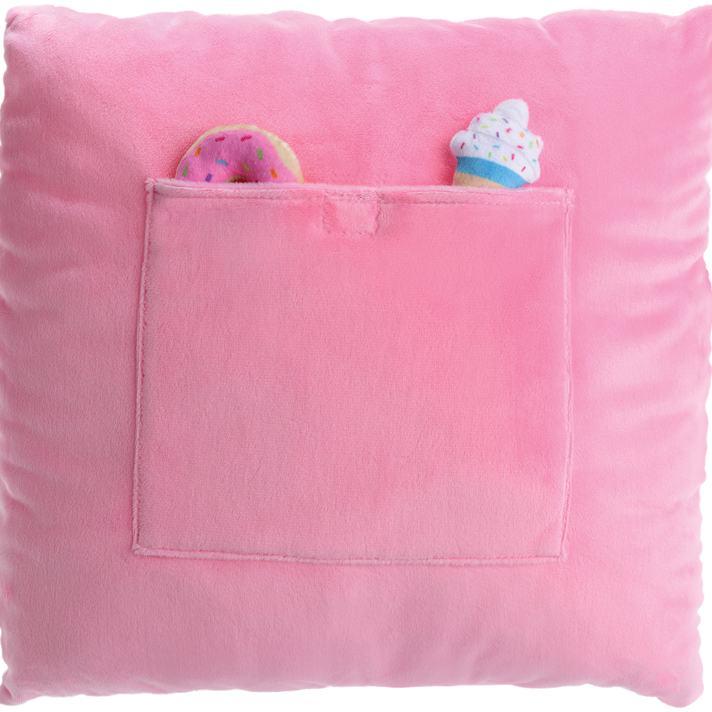 Tic-Tac  Donut Fleece Pillow