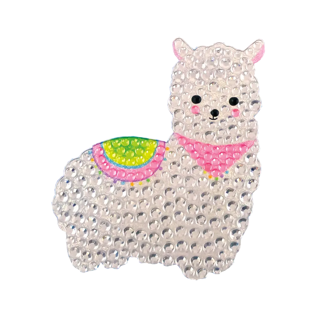 [700-268] Llama Rhinestone Decals Small.webp
