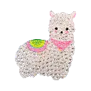 [700-268] Llama Rhinestone Decals Small.webp