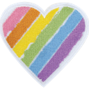 Heart Pillow with Patches Tie Dye DIY Kit
