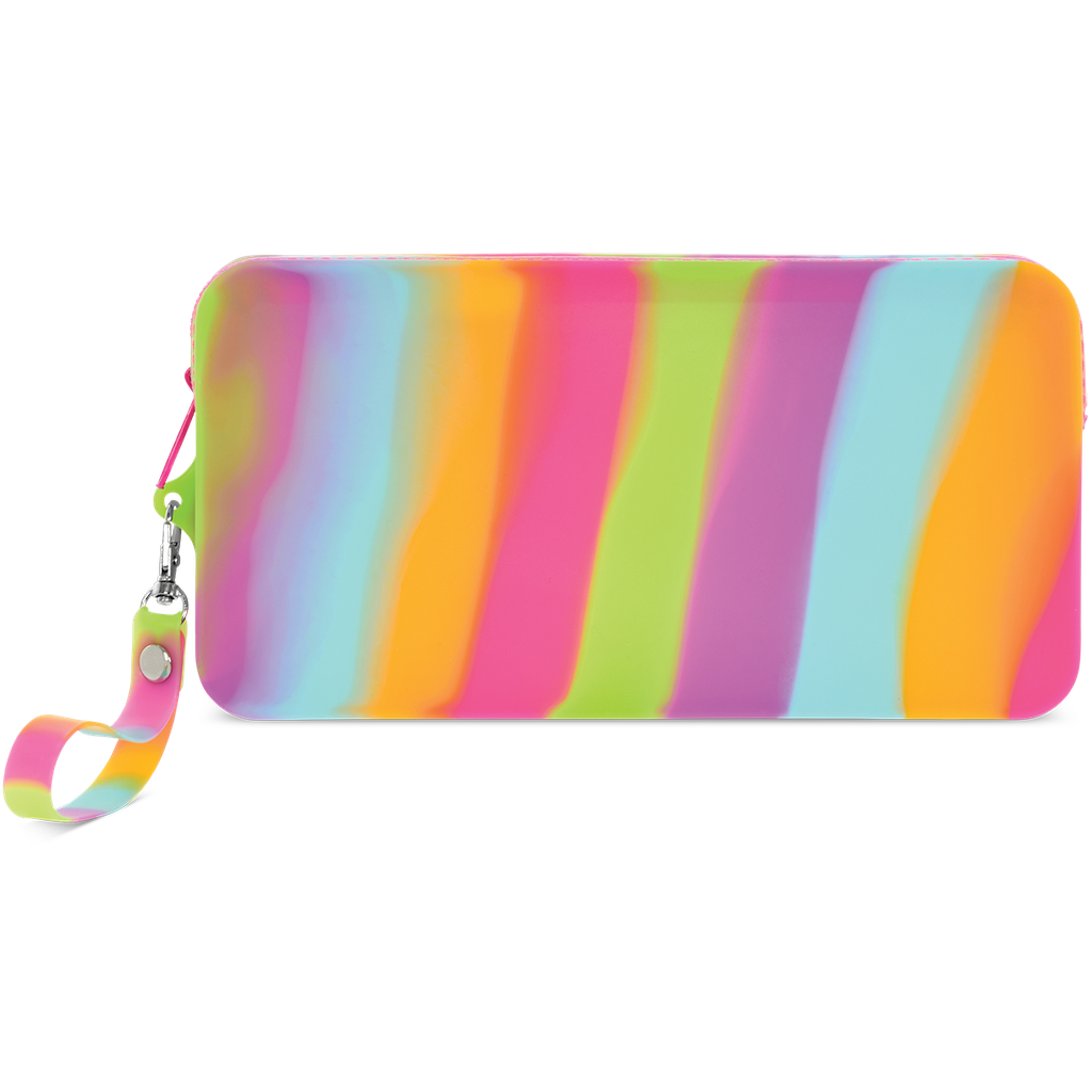 Rainbow Tie Dye Popper Pencil Case