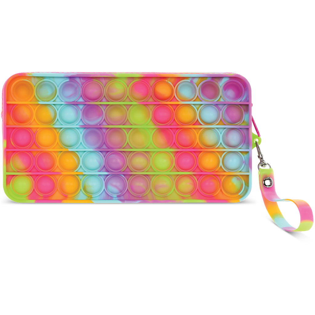 Rainbow Tie Dye Popper Pencil Case