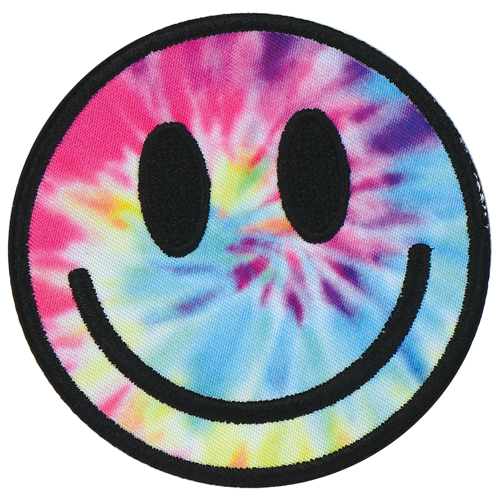 Smiley Face Embroidered Sticker Patch