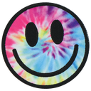 Smiley Face Embroidered Sticker Patch