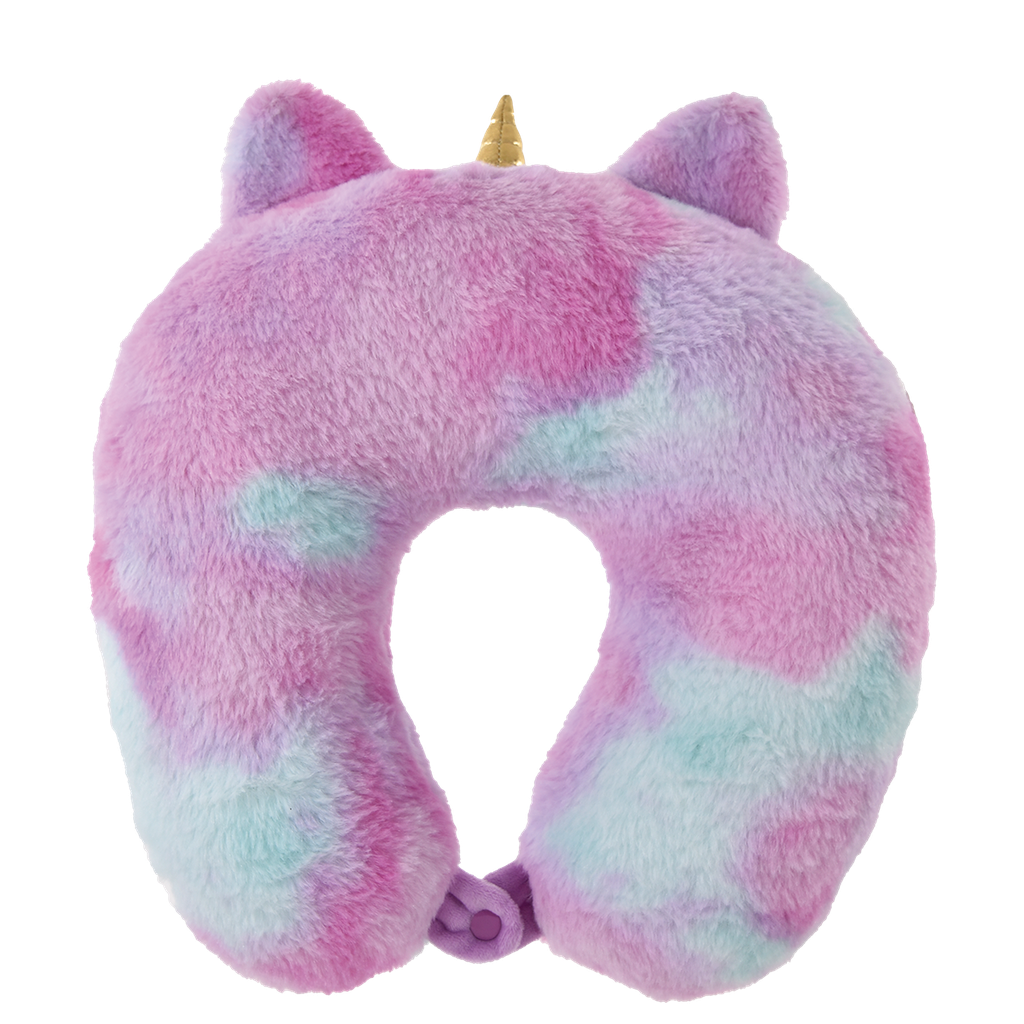 Caticorn Furry Neck PIllow