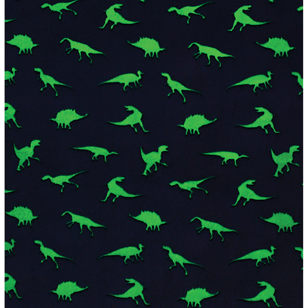 Dinosaur Tracks Glow Sleeping Bag