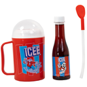 Icee Making Cup and Red Cherry Syrup Set