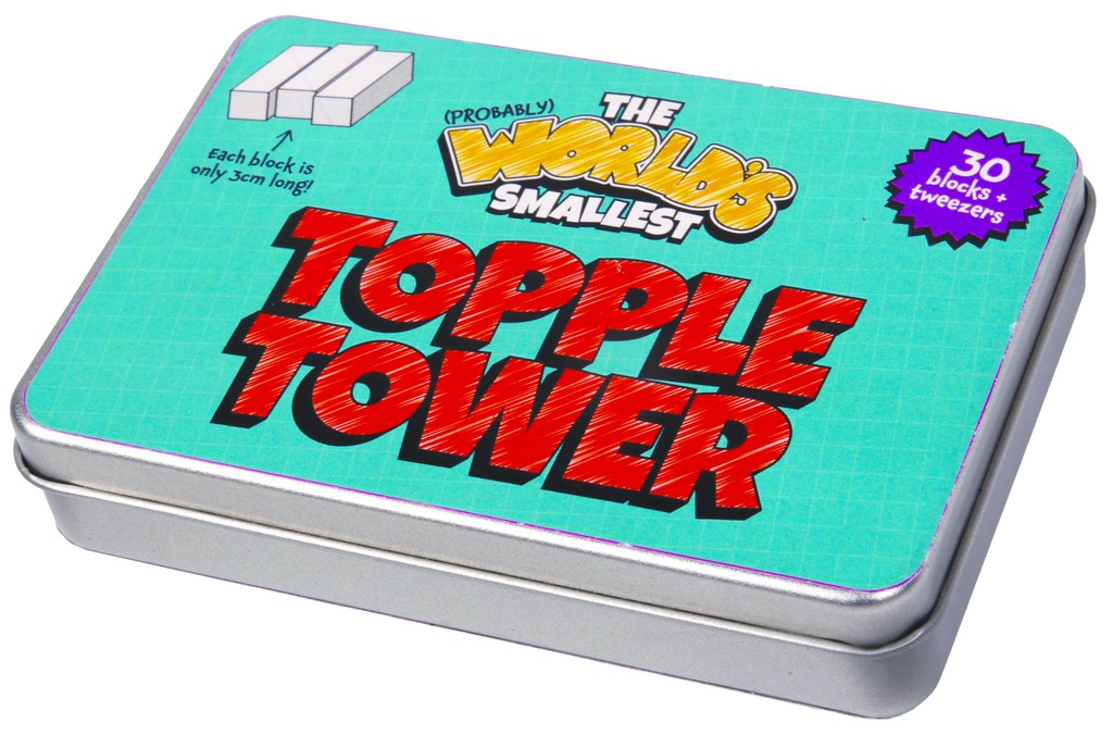 Probably World's Smallest Topple Tower