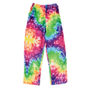 Rainbow Tie Dye Plush Pants