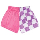 Checkered Smiles Plush Shorts