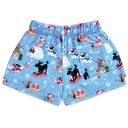 Merry Dog-Mas Plush Shorts