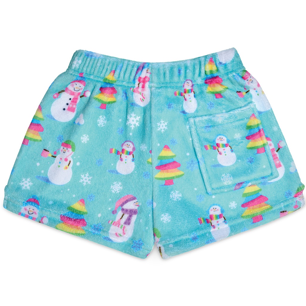 Silly Snowman Plush Shorts