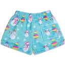 Silly Snowman Plush Shorts