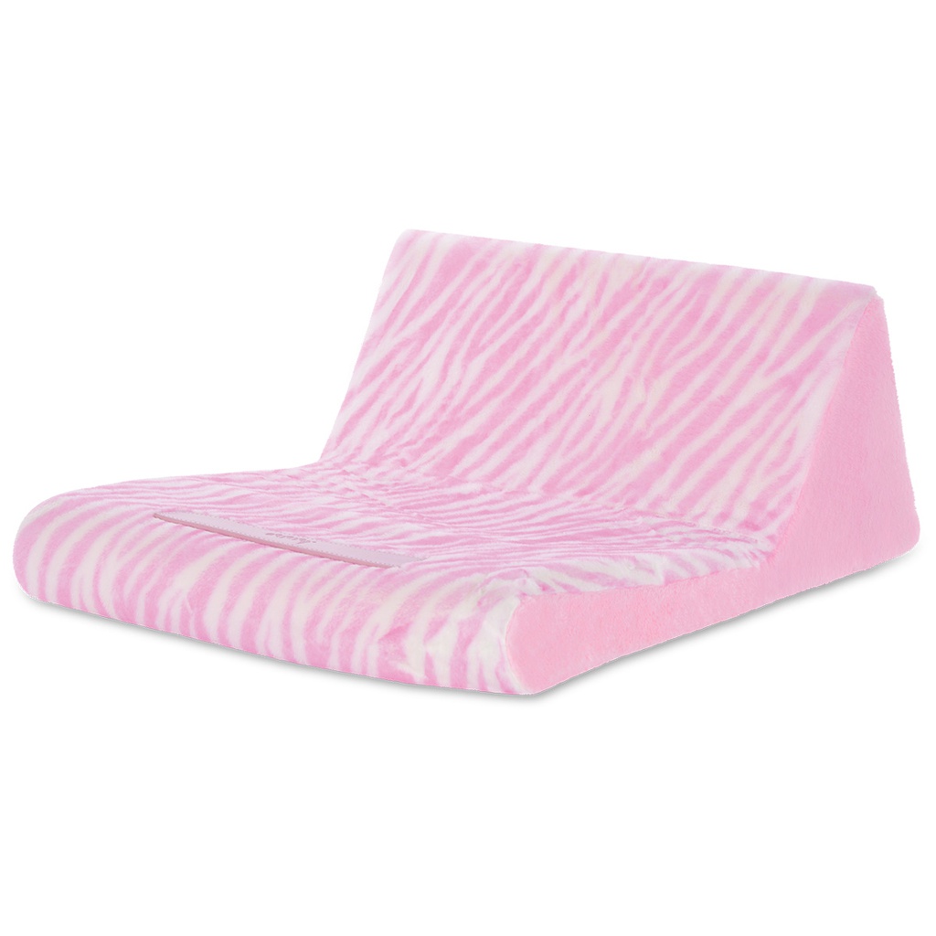 Pink Zebra Tablet Pillow