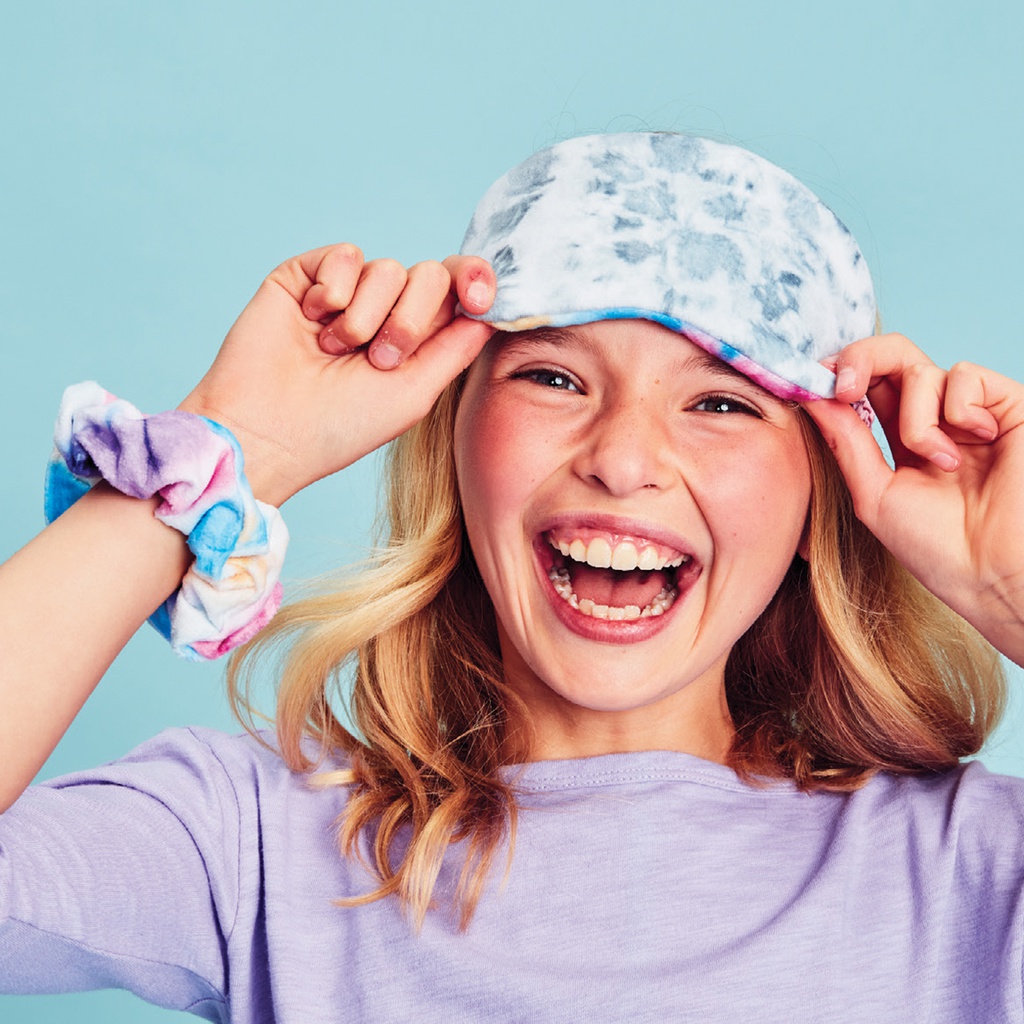 Silver Lining Reversible Eye Mask & Scrunchie Set