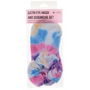 Silver Lining Reversible Eye Mask & Scrunchie Set
