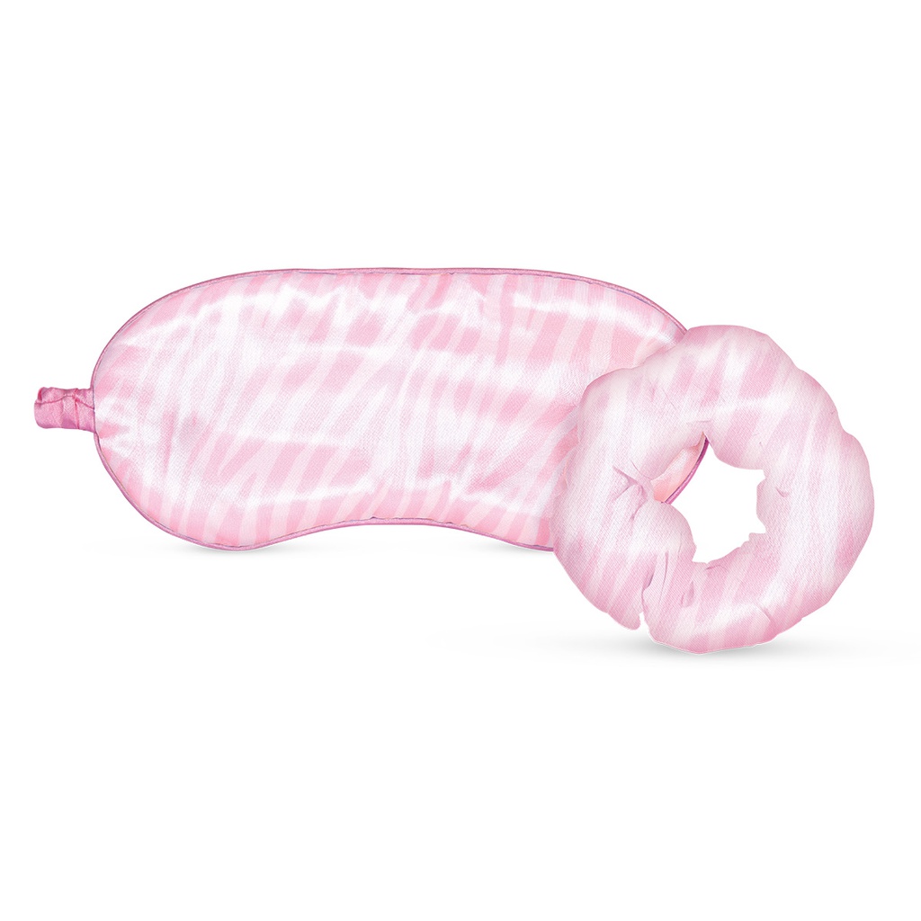 Zebra Reversible Eye Mask & Scrunchie Set