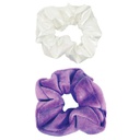 Lavender Snowflake Scrunchie Set