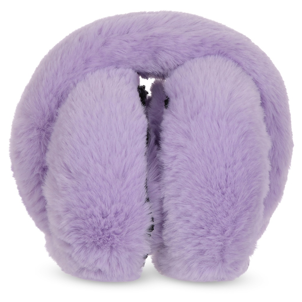 Lavender Smiles Furry Ear Muffs