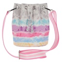 Silver Lining Faux Leather Bucket Bag