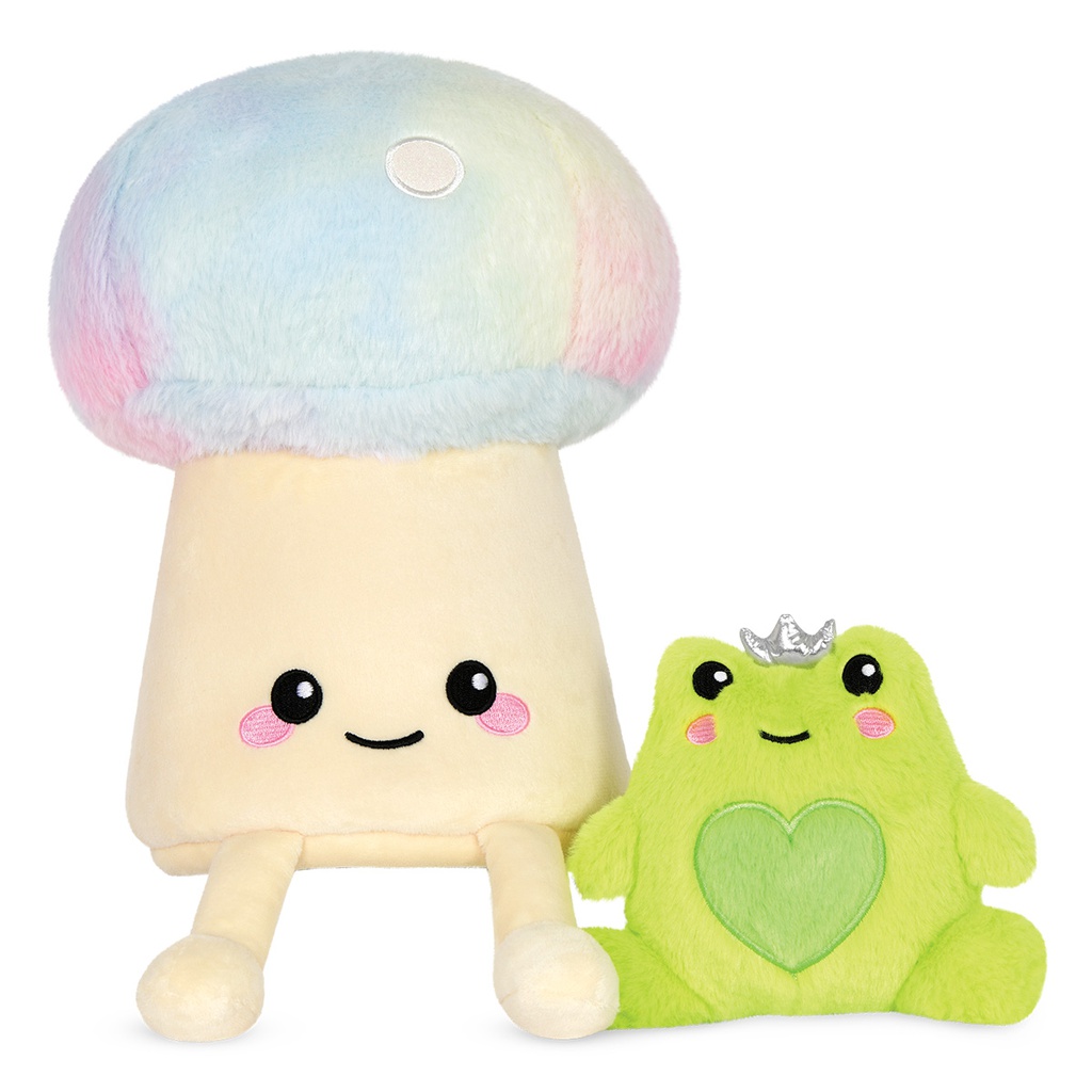 Toad-Ally Charming Mushroom Pillow