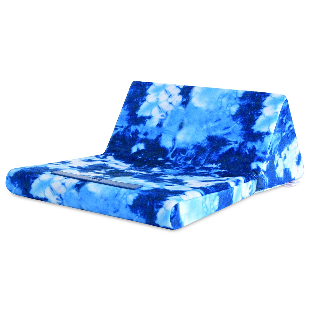 Blue Tie Dye Tablet Pillow
