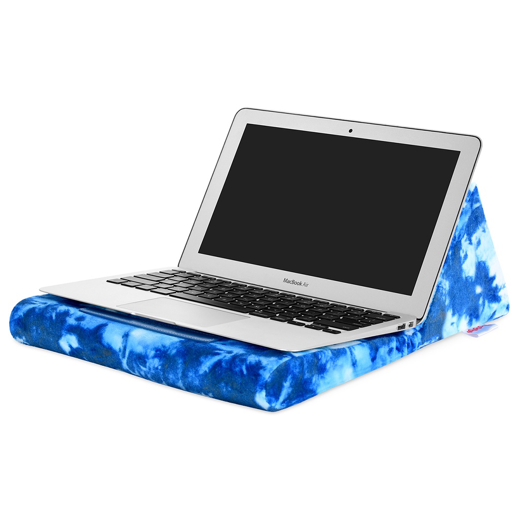 Blue Tie Dye Tablet Pillow