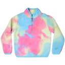 Rainbow Sherpa Half Zip Pullover