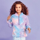 Bubble Gum Waffle Half Zip Pullover