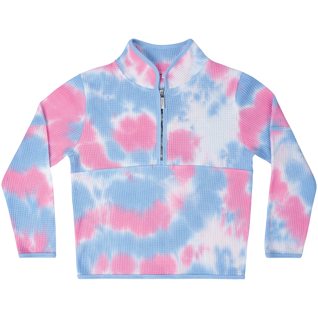 Snow Cone Waffle Half Zip Pullover