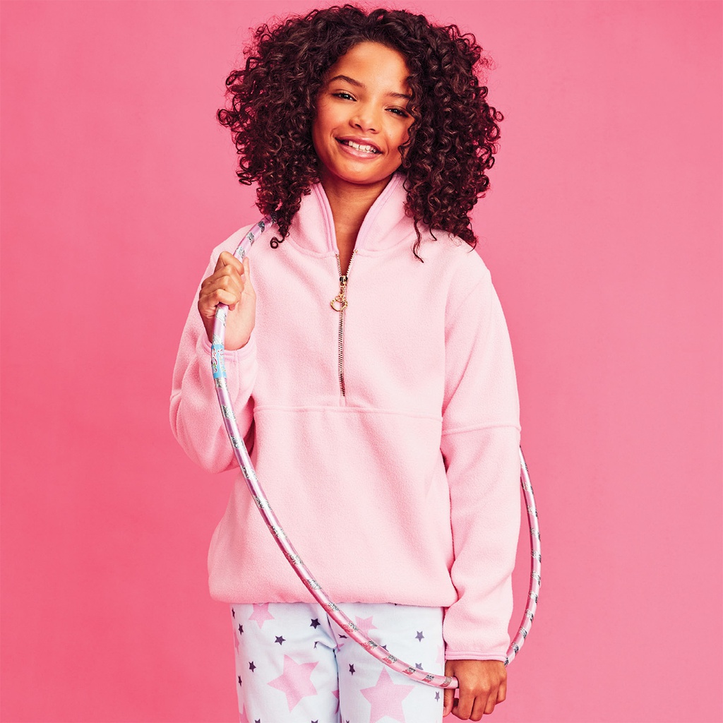 Pink Half Zip Pullover