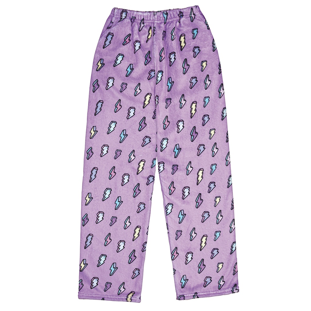 Lightning Plush Pants