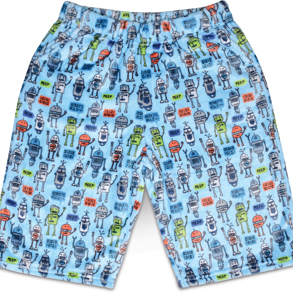 Robots Rule Plush Shorts