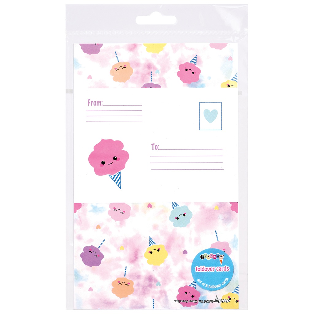 Cotton Candy Foldover Cards
