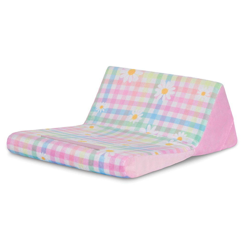 Daisy Gingham Tablet Pillow