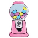 Pink Gumball Machine Scented Fleece Pillow