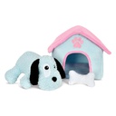 Dog House Packaging Fleece Pillow